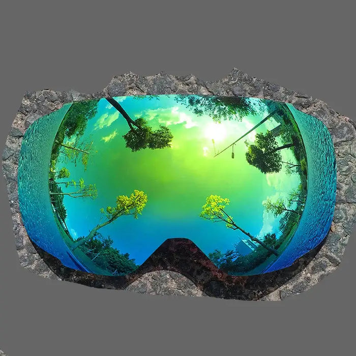 Clear Vision on the Slopes  Double Layer Ski Goggles