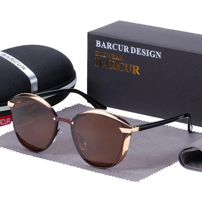BARCUR Fashion Polarized Retro Classic Sunglasses