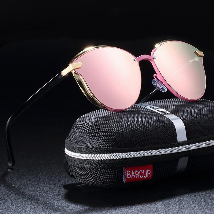 BARCUR Fashion Polarized Retro Classic Sunglasses