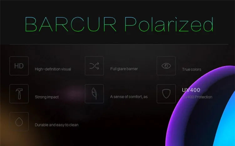 BARCUR Polarized Pilot Sunglasses