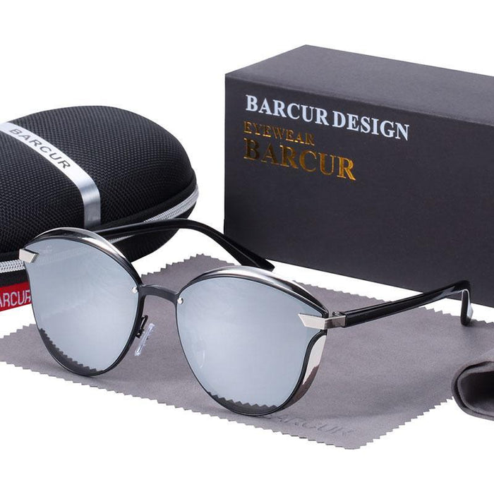 BARCUR Fashion Polarized Retro Classic Sunglasses