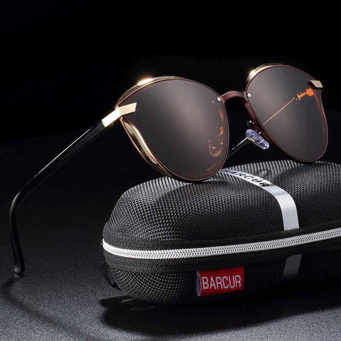 BARCUR Fashion Polarized Retro Classic Sunglasses