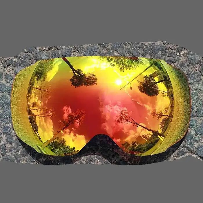 Clear Vision on the Slopes  Double Layer Ski Goggles