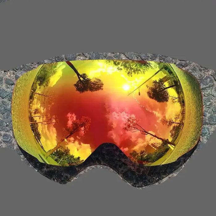 Clear Vision on the Slopes  Double Layer Ski Goggles