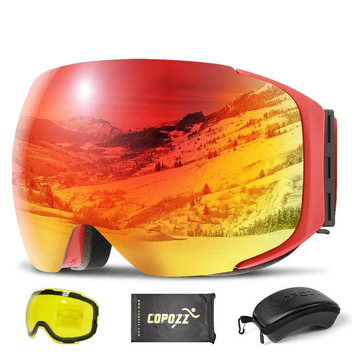 Ski Goggles with Quick Change Lens