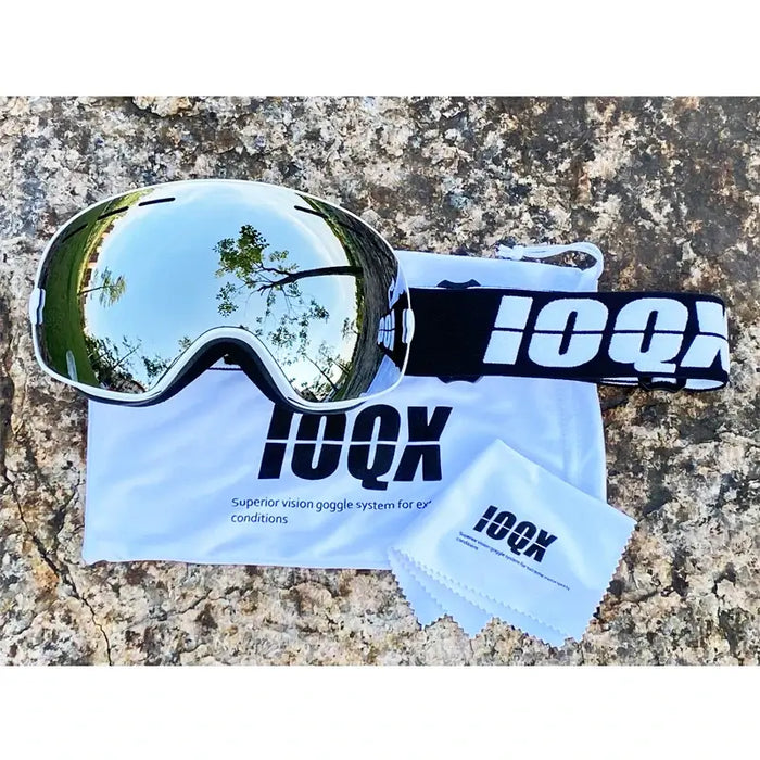 Clear Vision on the Slopes  Double Layer Ski Goggles