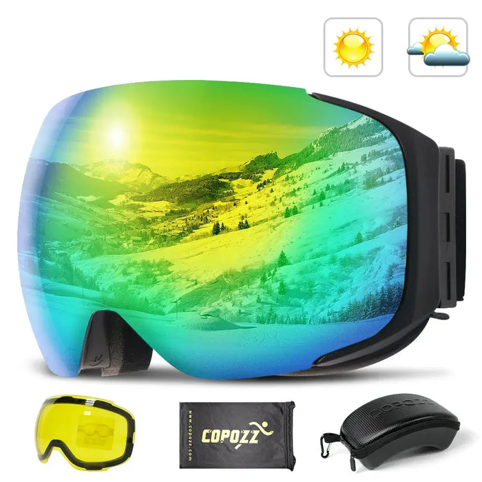 Ski Goggles with Quick Change Lens