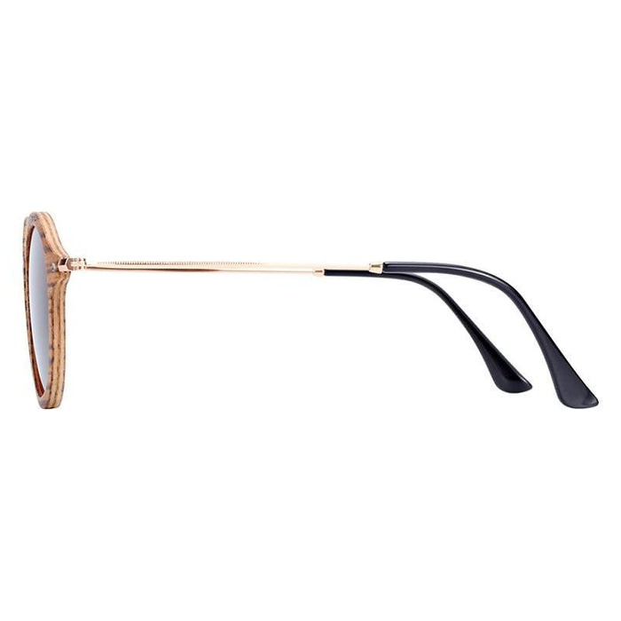 BARCUR Zebra Wood Sunglasses