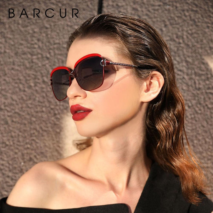 BARCUR Polarized Oversized Modern Sunglasses