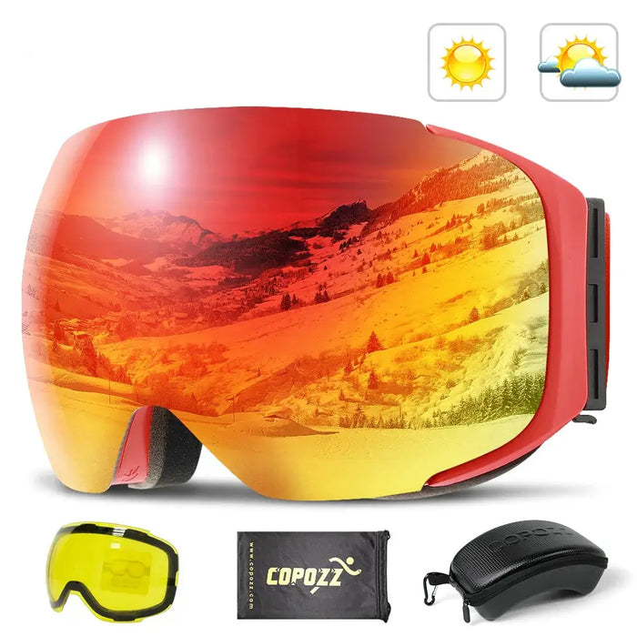 Ski Goggles with Quick Change Lens