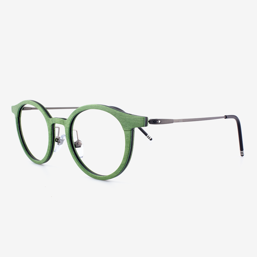 TOMMY OWENS Highland - Titanium & Wood Eyeglasses - Product image