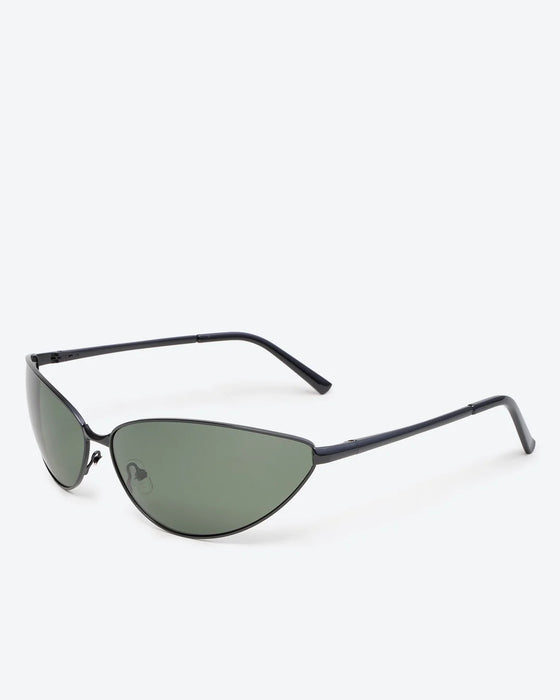 SVELTE - Black Polarized Lenses, Chrome Frame