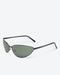 GLEAMLEY SVELTE - Black Polarized Lenses, Gold Chrome Frame - Product image