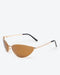 GLEAMLEY SVELTE - Black Polarized Lenses, Gold Chrome Frame - Product image