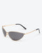 GLEAMLEY SVELTE - Black Polarized Lenses, Gold Chrome Frame - Product image