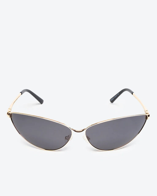 GLEAMLEY SVELTE - Black Polarized Lenses, Gold Chrome Frame - Product image