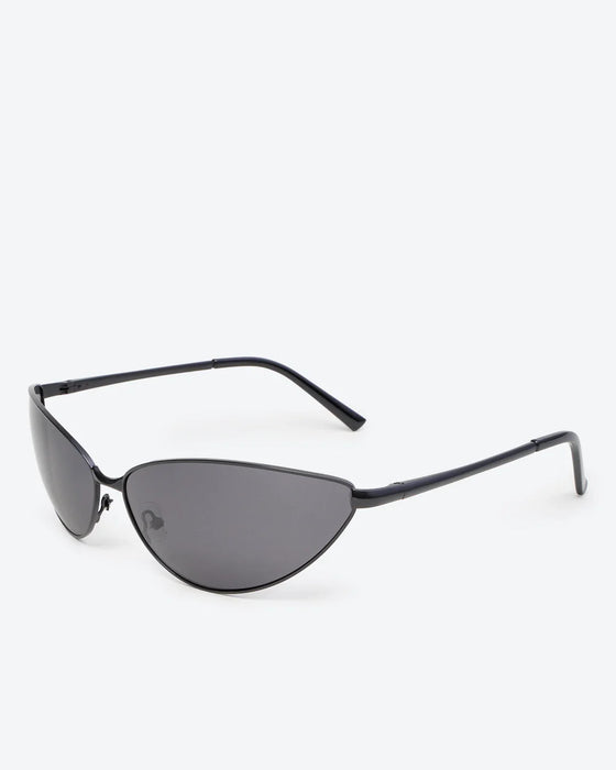 GLEAMLEY SVELTE - Black Polarized Lenses, Gold Chrome Frame - Product image