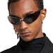GLEAMLEY SVELTE - Black Polarized Lenses, Gold Chrome Frame - Product image