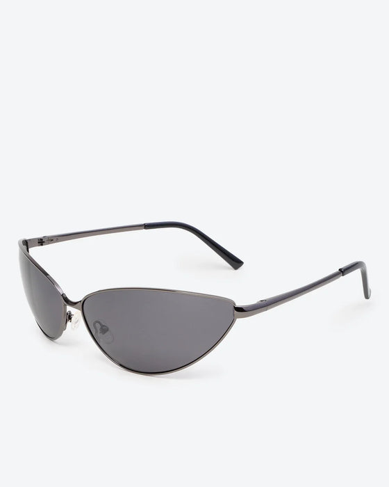GLEAMLEY SVELTE - Black Polarized Lenses, Gold Chrome Frame - Product image