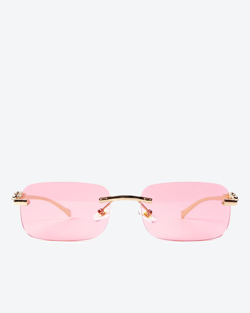 GLEAMLEY NOBLE - Ruby Lenses, Gold Chrome Frame - Product image