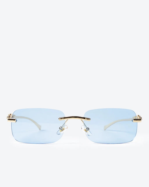 GLEAMLEY NOBLE - Sapphire Lenses, Gold Chrome Frame - Product image