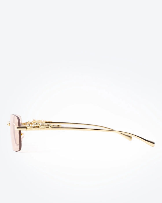 NOBLE - Coral Lenses, Gold Chrome Frame