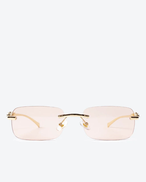GLEAMLEY NOBLE - Coral Lenses, Gold Chrome Frame - Product image