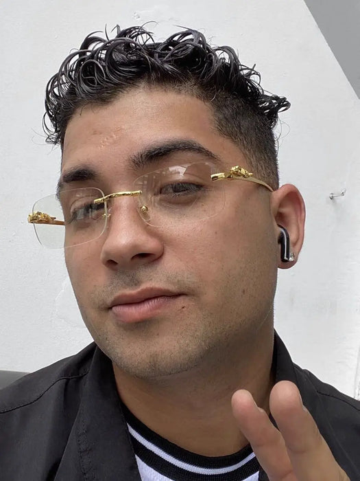 NOBLE - Coral Lenses, Gold Chrome Frame