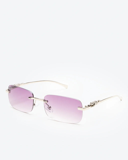 GLEAMLEY NOBLE - Violet Lenses, Chrome Frame - Product image