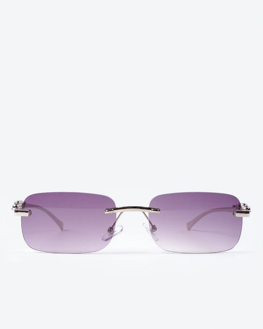 GLEAMLEY NOBLE - Violet Lenses, Chrome Frame - Product image