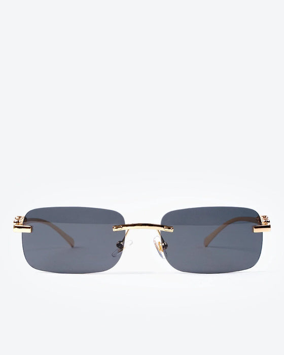 NOBLE - Black Lenses, Gold Chrome Frame