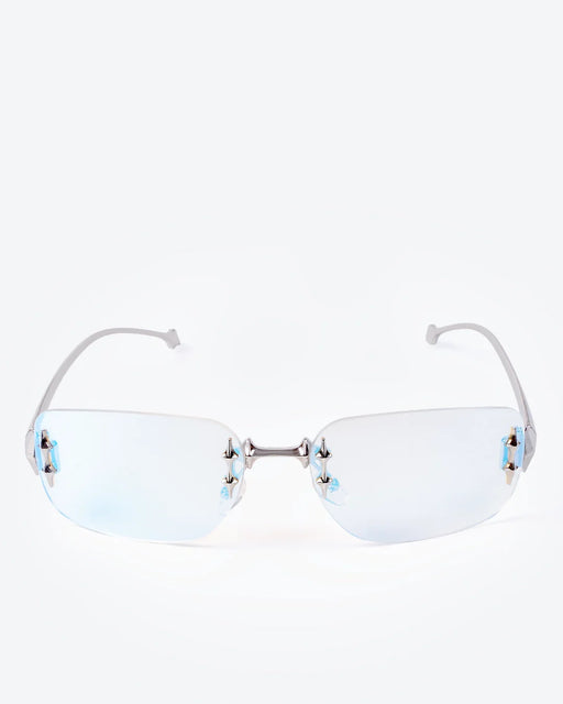 GLEAMLEY GRACE - Champagne Tint Lenses, Chrome Frame - Product image