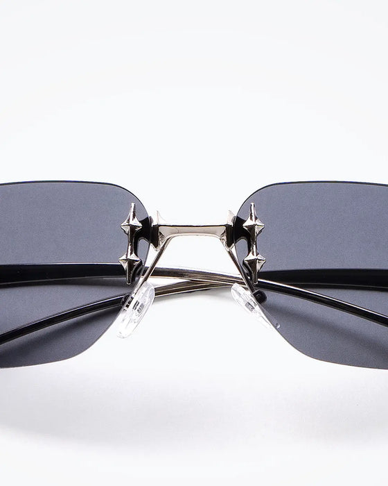 GRACE - Black Lenses, Chrome Frame