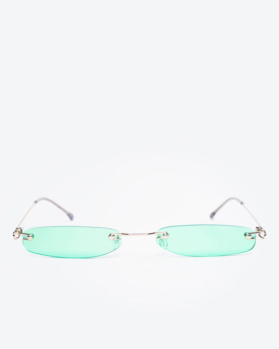 AERIS - Turquoise Lenses, Chrome Frame