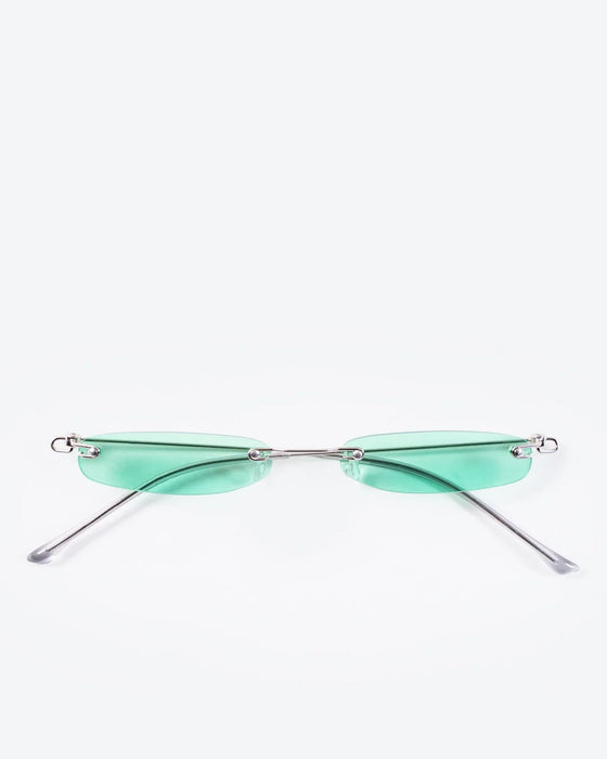 AERIS - Turquoise Lenses, Chrome Frame