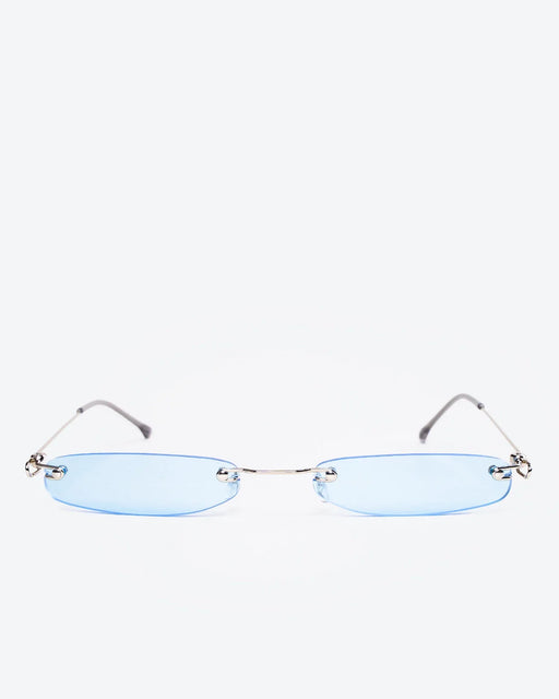 GLEAMLEY AERIS - Sapphire Lenses, Chrome Frame - Product image