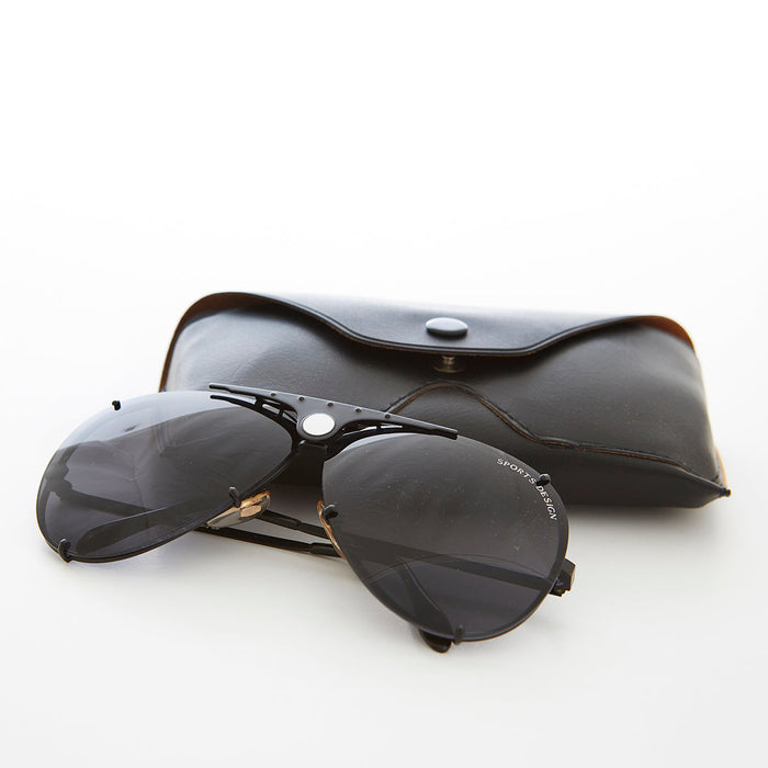 Aviator Sunglass with Interchangeable Clear Lens -  Iberian