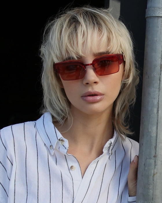 image of sunglasses model SAINT OWEN SAINT OWEN Sunglasses GRACE Red | Red