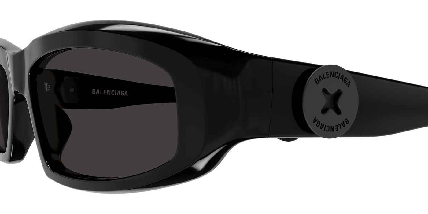 BALENCIAGA BB0408S-001 58 SUNGLASS MAN RECYCLED ACE