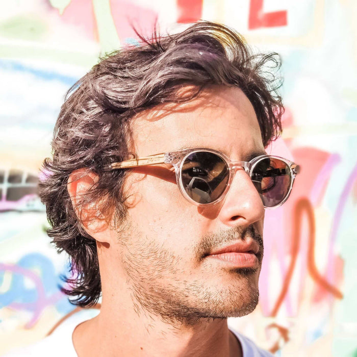 JOPLINS Ganges - Unisex Wood and Bio Acetate Sunglasses