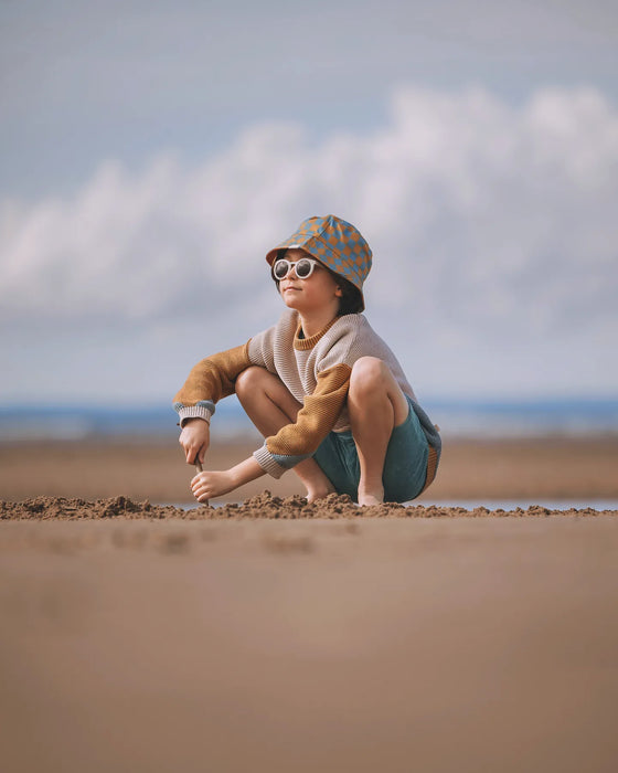 Classic | Sustainable Sunglasses | Plant-Based Bendable Polarized - Child | 3-8 Y | Ivory Tortoise