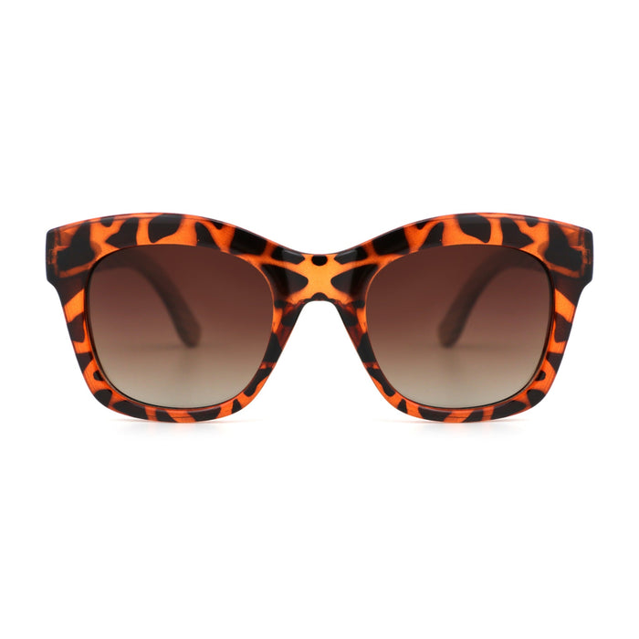 Chloe Walnut Acetate Oversized Sunglasses | Women's | Joycoast