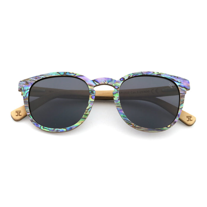Aqua Wave Abalone Square Sunglasses | Women's | Joycoast