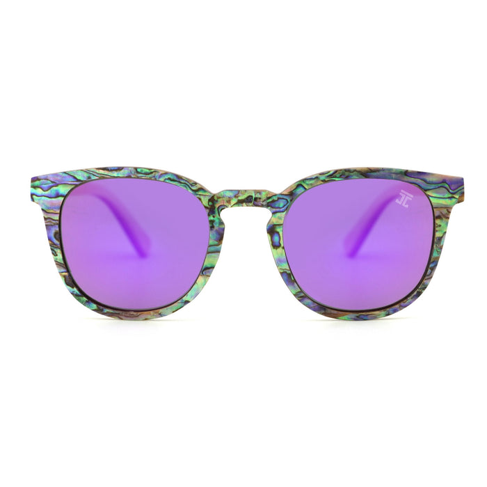 Aqua Wave Abalone Square Sunglasses | Women's | Joycoast
