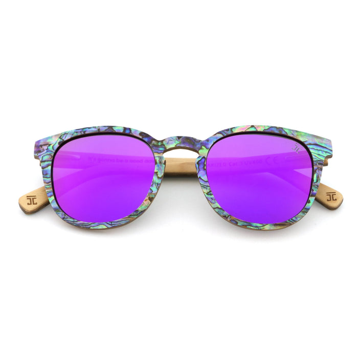 Aqua Wave Abalone Square Sunglasses | Women's | Joycoast