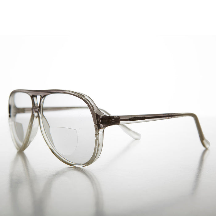 image of sunglasses model SUNGLASS MUSEUM Retro Bifocal Aviator Vintage Reading Glasses - Indie