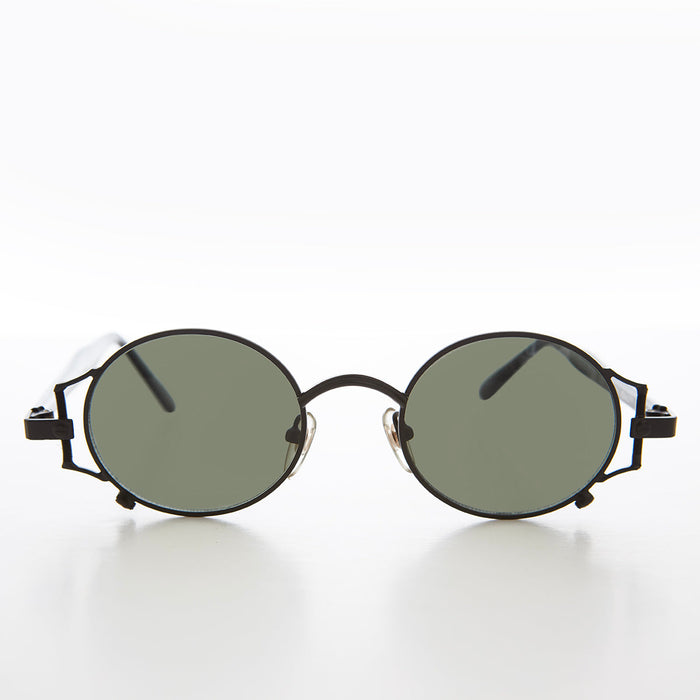 SUNGLASS MUSEUM Trendy 90s Vintage Unique Sunglasses - Iona