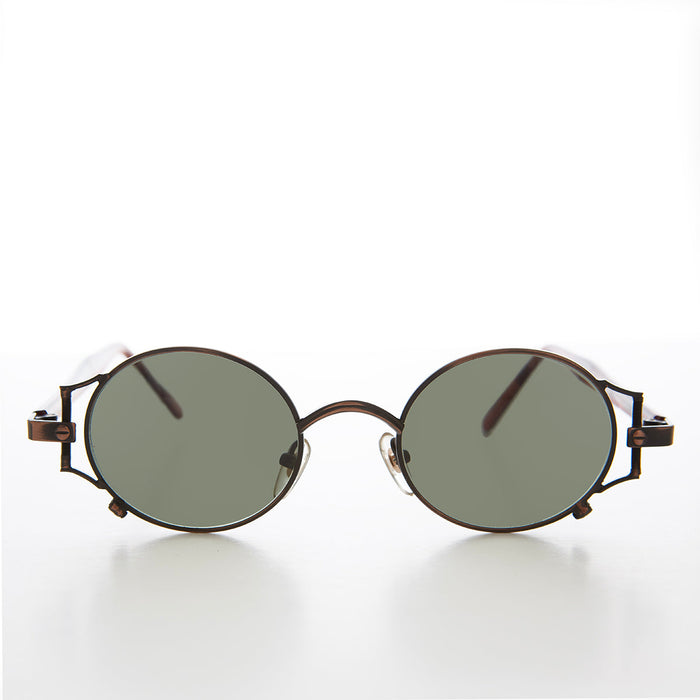 SUNGLASS MUSEUM Trendy 90s Vintage Unique Sunglasses - Iona