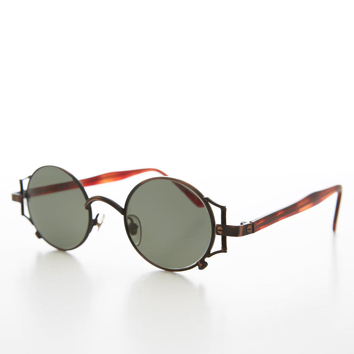 SUNGLASS MUSEUM Trendy 90s Vintage Unique Sunglasses - Iona