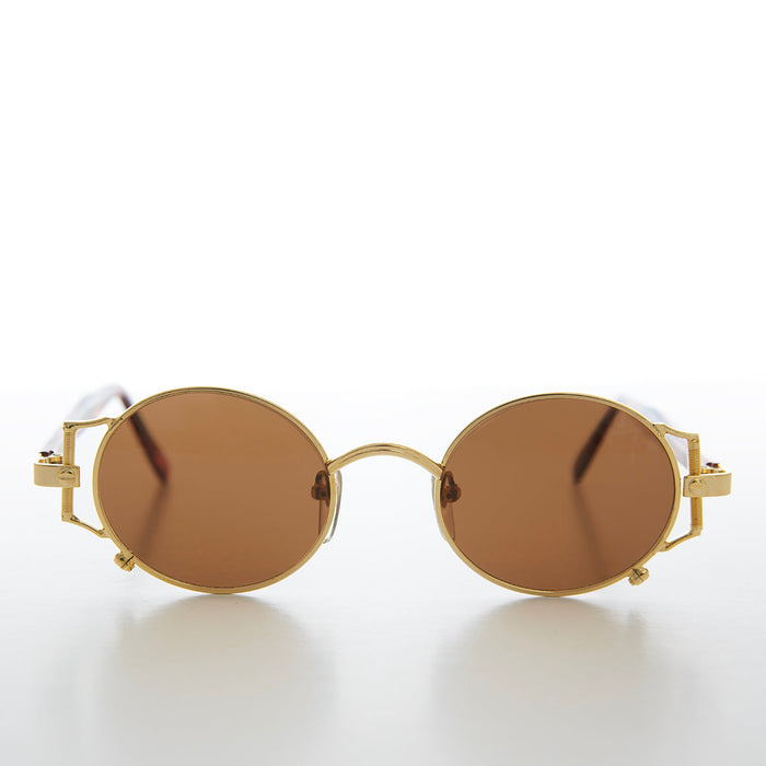 SUNGLASS MUSEUM Trendy 90s Vintage Unique Sunglasses - Iona
